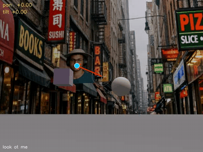 Camera aimlessly moving around a face